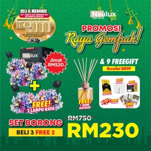 SET BORONG - (3 FREE 2) + 9 FREEGIFT BERNILAI RM99